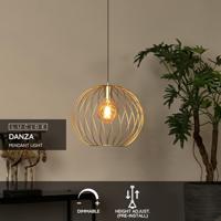 Lucide DANZA - Hanglamp - Ø 40 cm - 1xE27 - Mat Goud / Messing - thumbnail