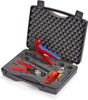 Knipex 97 91 01 Gereedschapsset Technicus Incl. koffer 3-delig - thumbnail