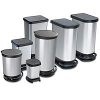 Rotho paso pedaalemmer 6l carbon metallic - thumbnail