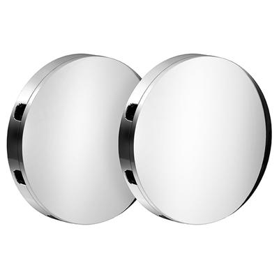 Losse bevestigingsplaten Smedbo Zelfklevend Geborsteld Edelstaal 2 stuks Smedbo