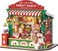 Robotime Christmas Candy Stand Kerst Kerstmis Modelbouw - thumbnail