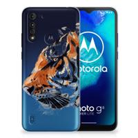 Smartphone hoesje Motorola Moto G8 Power Lite Watercolor Tiger - thumbnail