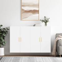 Hangkasten 2 st 69,5x34x90 cm wit - thumbnail