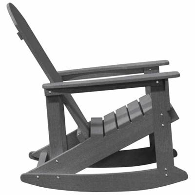 Adirondack Schommelstoel Lichtgrijs 73.5 x 92 x 90cm Kunststof