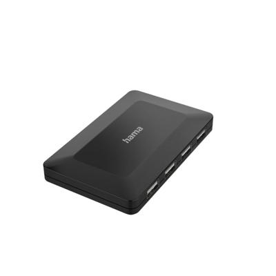 Hama 00200122 USB-hub 4 poorten USB-A USB 2.0 480 MBit/s Zwart