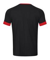 JAKO 4214 Shirt Celtic Melange Km - Zwart/Sportrood - XXL - thumbnail