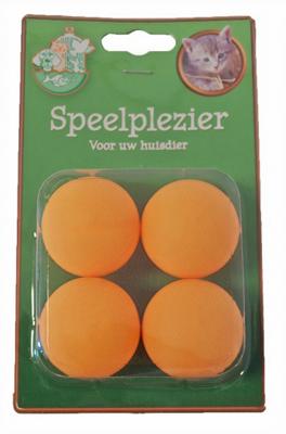 Kattenspeelgoed blisterpak a 4 stuks ping pong bal Speelplezier-kat Gebr. de Boon - Gebr de boon Kattenspeelgoed blisterpak a 4 stuks ping pong bal Speelplezier-kat Gebr. de Boon - Gebr de boon