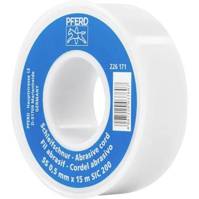 PFERD TOOLS SS 0,5mm x 15m SiC 200 45019001 Schuurpapierrol Korrelgrootte (num) 200 (Ø x l) 0.5 mm x 15 m 1 stuk(s) PFERD TOOLS SS 0,5mm x 15m SiC 200 45019001 Schuurpapierrol Korrelgrootte (num) 200 (Ø x l) 0.5 mm x 15 m 1 stuk(s)