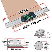 Wolfcraft FKS 145 Geleiderrail - thumbnail