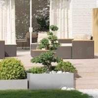 Plantenbak 100x100x40 cm gegalvaniseerd staal - thumbnail