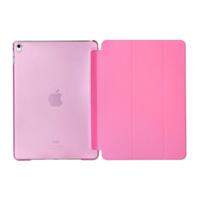 Pure kleur samenvoegen horizontale Flip lederen case voor iPad Pro 10 5 inch/iPad Air (2019) met houder (roze) - thumbnail
