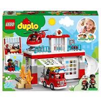 Lego Duplo 10970 Brandweerkazerne en Helikoper + Licht en Geluid - thumbnail