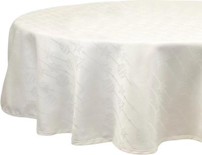 Tafelkleed raula 180cm dove wit Unique Living - Unique living