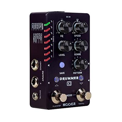 Mooer Drummer X2 Stereo Drum Machine Pedal
