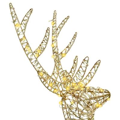 3D Rendier Warmwit 128 cm PET