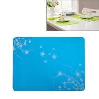 40x30cm anti-skidding silicone warmte-isolatie mat voor voedsel schotel/drank/oven/Kid tabel (blauw) - thumbnail