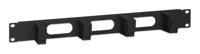 Intellinet 711050 19 inch Kabelgeleiding voor patchkast 1 HE Zwart (RAL 9005) - thumbnail