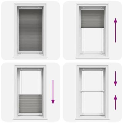 VidaXL Plissé rolgordijn 70x150 cm stofbreedte 69,4 cm antraciet