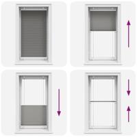 VidaXL Plissé rolgordijn 70x150 cm stofbreedte 69,4 cm antraciet - thumbnail