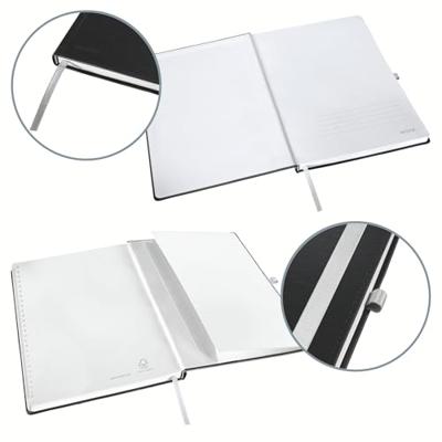 Leitz 44761094 Notitieboek Geruit Satijn-zwart Aantal paginas: 80 DIN A4