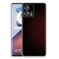 Motorola Edge 30 Fusion | TPU bumper | Geruit Rood - thumbnail