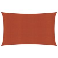 VidaXL Zonnezeil 160 g/m² 4x7 m hdpe terracottakleurig - thumbnail
