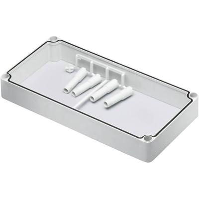 Fibox EKMZR 3730152 (l x b x h) 380 x 190 x 50 mm Polycarbonaat Grijs-wit (RAL 7035) 1 stuk(s)