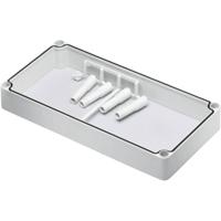 Fibox EKMZR 3730152 (l x b x h) 380 x 190 x 50 mm Polycarbonaat Grijs-wit (RAL 7035) 1 stuk(s) - thumbnail