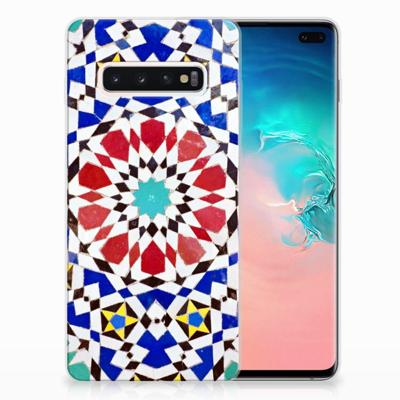 Samsung Galaxy S10 Plus | TPU | Siliconen hoesje | Mozaïek Samsung Galaxy S10 Plus | TPU | Siliconen hoesje | Mozaïek
