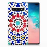 Samsung Galaxy S10 Plus | TPU | Siliconen hoesje | Mozaïek - thumbnail