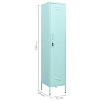 Lockerkast 35x46x180 cm staal mint - thumbnail