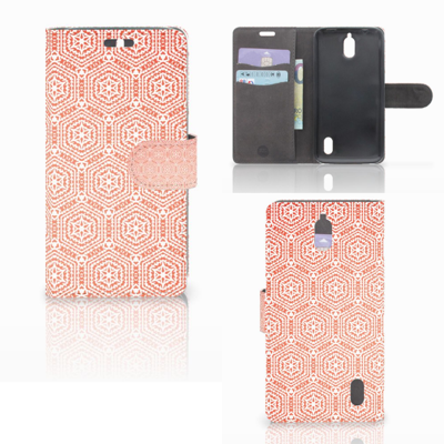 Huawei Y625 Telefoon Hoesje Pattern Orange