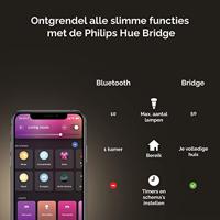Philips Tafellamp BacklightHue Gradient - 12W - White and Color 55cm zwart - 915005987001 - thumbnail