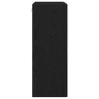 Wandkast Zwart eiken 69.5 x 34 x 90 cm Bewerkt hout - thumbnail