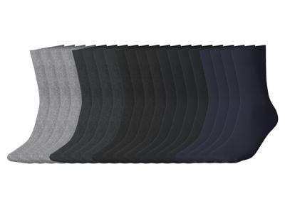 esmara Men 20 Paar sokken (grijs/donkergrijs/marineblauw, 43-46) esmara Men 20 Paar sokken (grijs/donkergrijs/marineblauw, 43-46)