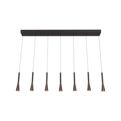 Lucide JOAKIM - Hanglamp - LED Dimb. - CCT - 7x6,2W 2700K/4000K - Koffie | Premium Lucide JOAKIM - Hanglamp - LED Dimb. - CCT - 7x6,2W 2700K/4000K - Koffie | Premium