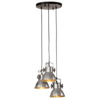 VidaXL Hanglamp 25 w e27 30x30x100 cm vintage zilverkleurig - thumbnail