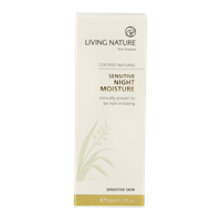 Living Nature Nachtcreme gevoelige huid 50 Milliliter - thumbnail