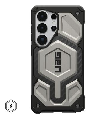 Urban Armor Gear Monarch Pro Case Samsung Galaxy S26 Ultra Titaan MagSafe compatible, Met magneetmodule