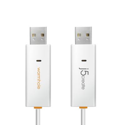 j5create gegevens, toetsenbord en muis delen/USB-kabel gegevensoverdracht tussen Mac en Windows [Wormgat Switch] (JUC400)