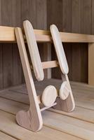 Halu ergonomische lage rugsteun voor sauna - Red Cedar - thumbnail