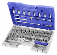 Expert by Facom doppen en hulpstukken 1/2" | 55-delig | in koffer | E032909 - E032909 - thumbnail