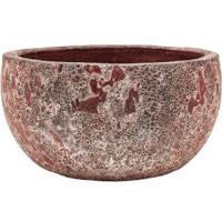 Lava Relic pink bowl bloempot 52x29 cm - thumbnail