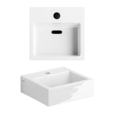 Fontein Clou Flush 1 28x27x9cm Keramiek Glans Wit (Zonder Kraangat) Fontein Clou Flush 1 28x27x9cm Keramiek Glans Wit (Zonder Kraangat)