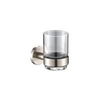 Plieger Bekerhouder Vigo met Glas RVS Brushed - thumbnail