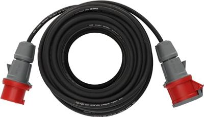Brennenstuhl CEE verlengsnoer IP44 30m zwart H07RN-F 5G1,5 5-polig - 1167730