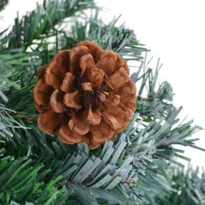 VidaXL Kunstkerstboom met 150 led groen 150 cm pvc en staal VidaXL Kunstkerstboom met 150 led groen 150 cm pvc en staal