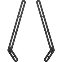 SpeaKa Professional Easy Soundbar-beugel Zwenkbaar Zwart 1 paar - thumbnail