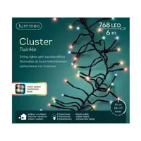Led Clusterverlichting 768 lampjes multicolour - thumbnail