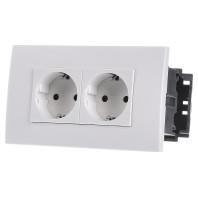 OBO Bettermann 6119407 Apparaatinzet Stopcontact (b x h x d) 140 x 84 x 60 mm 1 stuk(s) Wit